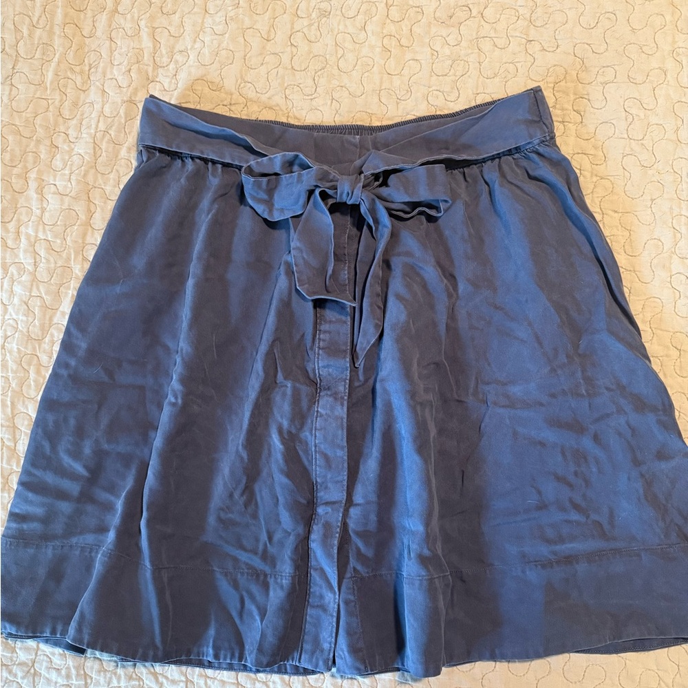 Blue Midi Skirt